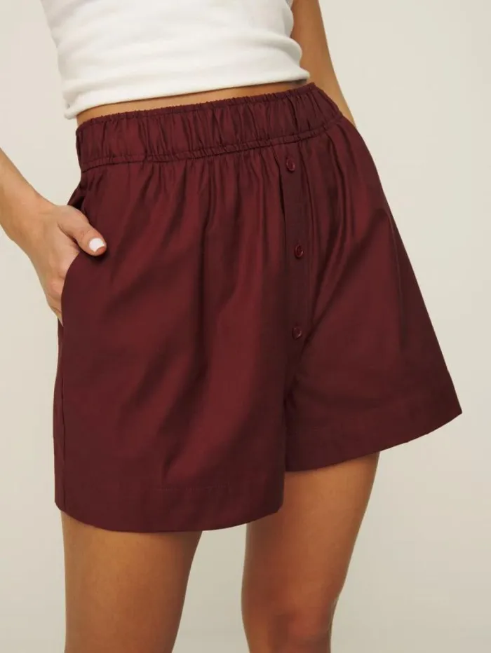 The Reformation Billy Short Chianti 8211 Clothing