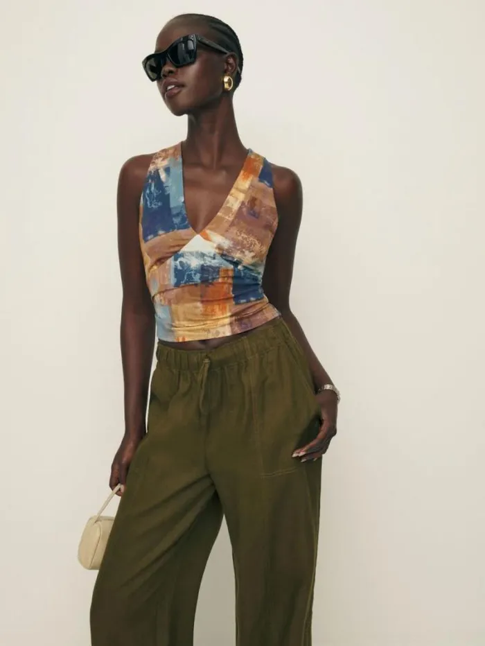 The Reformation Bowie Knit Top Collage 8211 Clothing