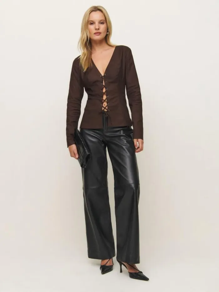 The Reformation Caci Top Mole 8211 Clothing
