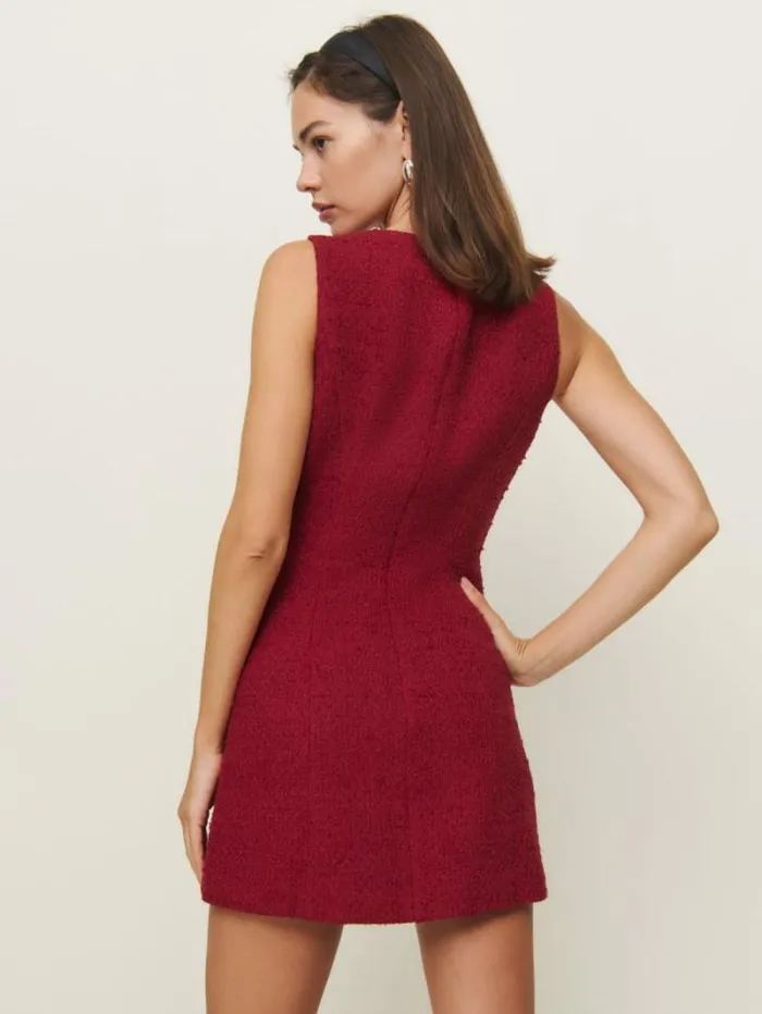 The Reformation Citron Dress Red 8211 Clothing