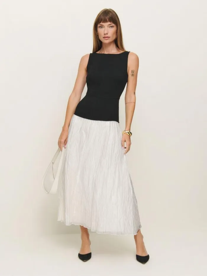 The Reformation Cyra Dress Black 8211 Clothing