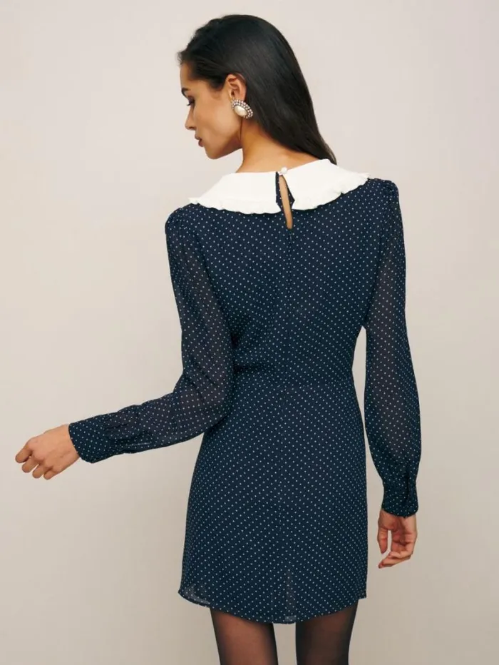 The Reformation Edalene Dress Button 8211 Clothing