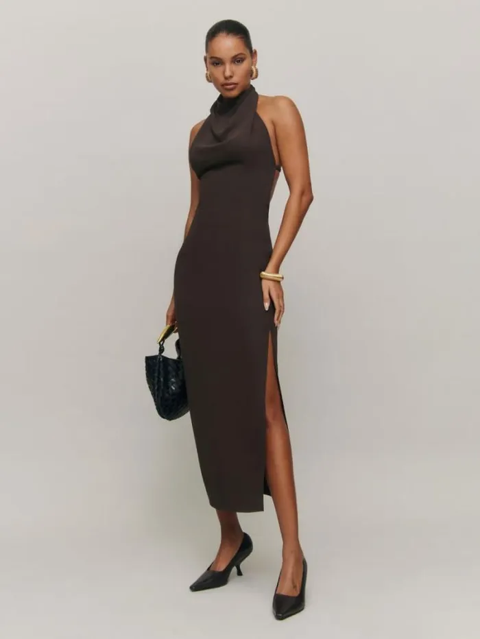 The Reformation Helia Dress Mole 8211 ClothingWeddings