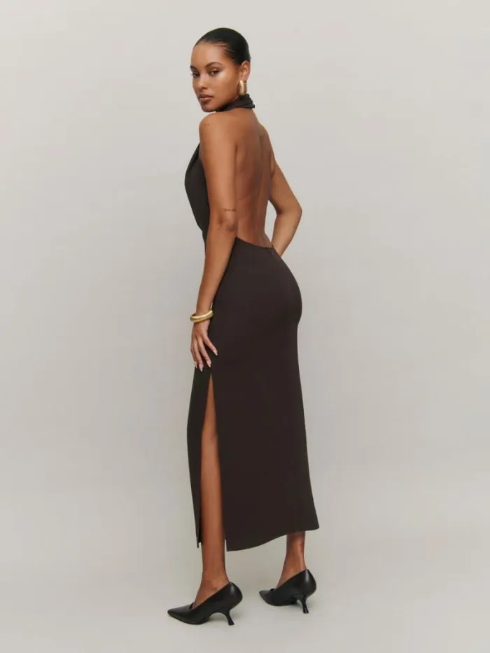 The Reformation Helia Dress Mole 8211 ClothingWeddings