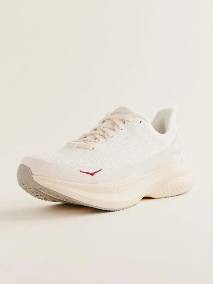 The Reformation HOKA X Reformation Mach 6 LS Crochet Eggnog Shortbread 8211 Shoes