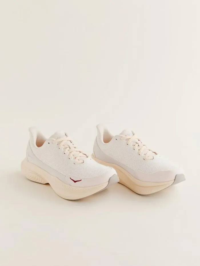 The Reformation HOKA X Reformation Mach 6 LS Crochet Eggnog Shortbread 8211 Shoes