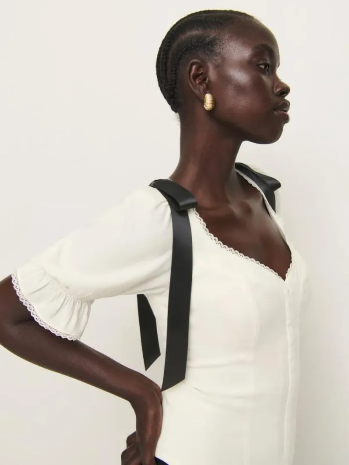The Reformation Inara Top Gossamer 8211 Clothing