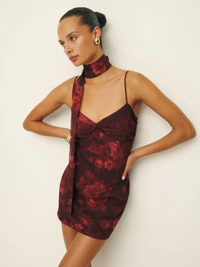 The Reformation Iryna Dress Sanguine 8211 Clothing