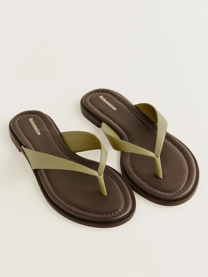 The Reformation Jessie Thong Sandal Cerignola Boss 8211 Shoes