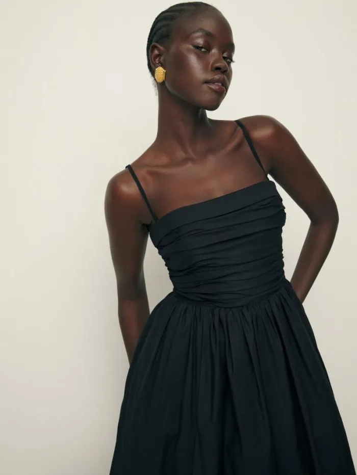 The Reformation Kastoria Dress Black 8211 Weddings