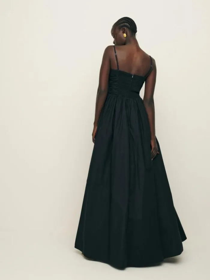 The Reformation Kastoria Dress Black 8211 Weddings