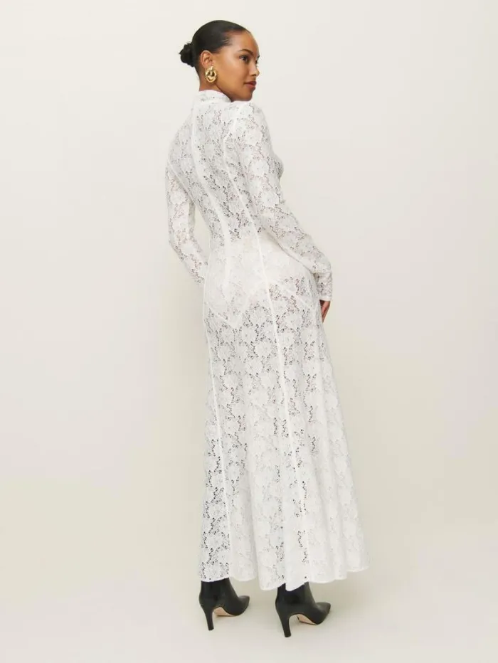 The Reformation Luana Dress White 8211 Clothing