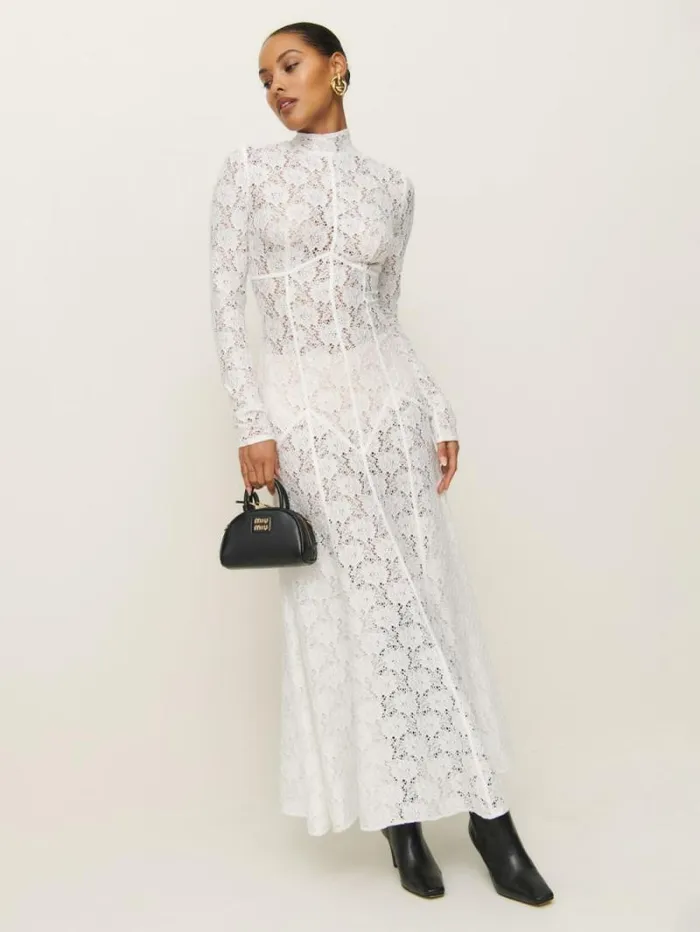 The Reformation Luana Dress White 8211 Clothing