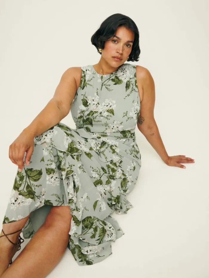 The Reformation Magnus Dress Es Tea Garden 8211 ClothingWeddings
