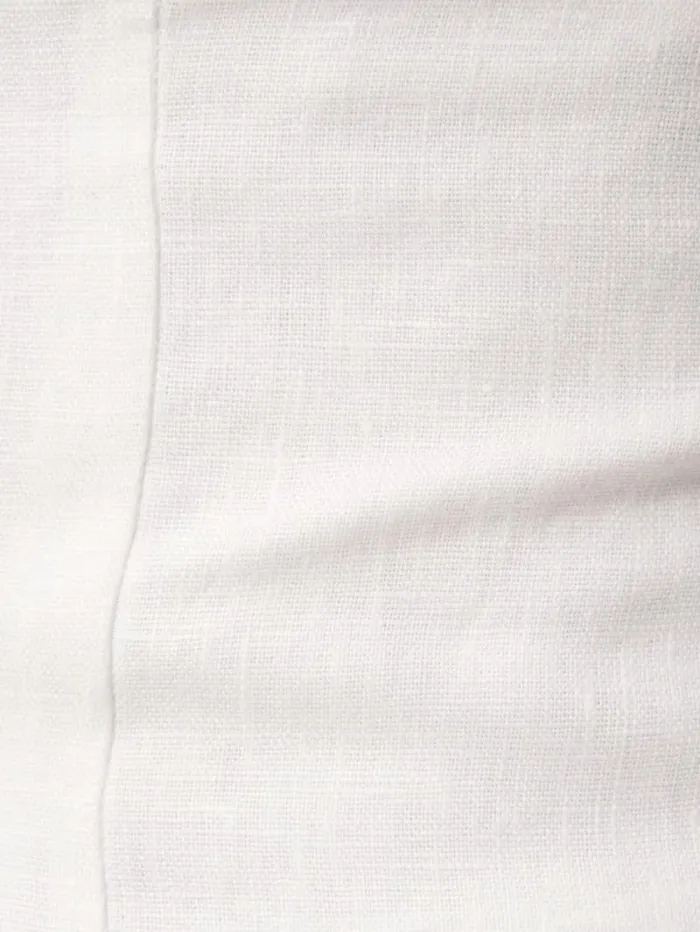 The Reformation Malika Linen Top White 8211 Clothing