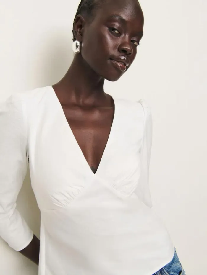 The Reformation Marisa Top White 8211 Clothing
