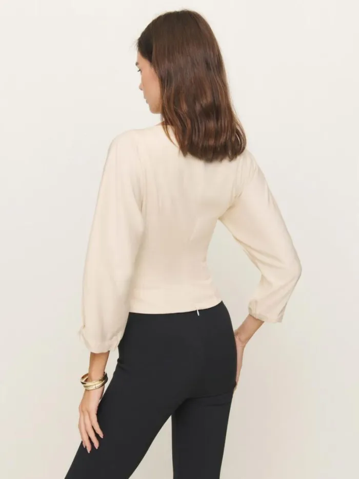 The Reformation Martha Top Sugar 8211 Clothing