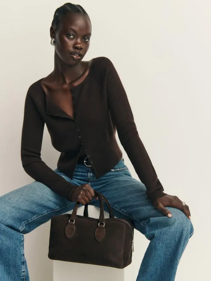The Reformation Medium Patrizia Bag Boss Suede 8211 Bags