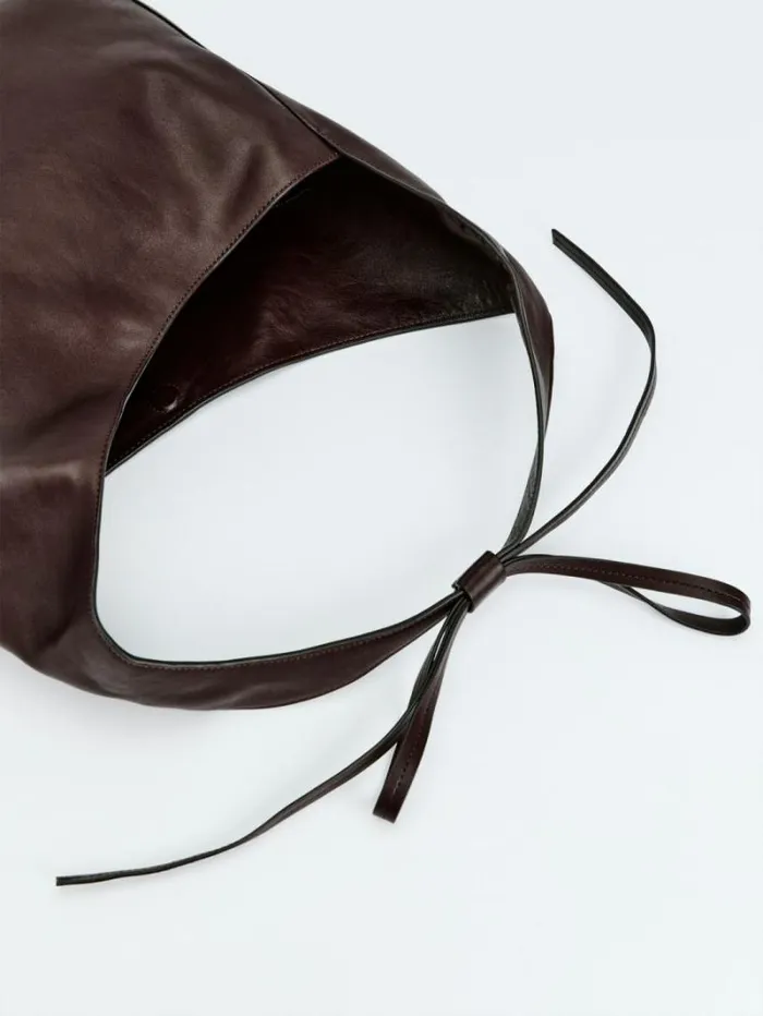 The Reformation Medium Vittoria Tote Bag Tobacco Leather 8211 Bags