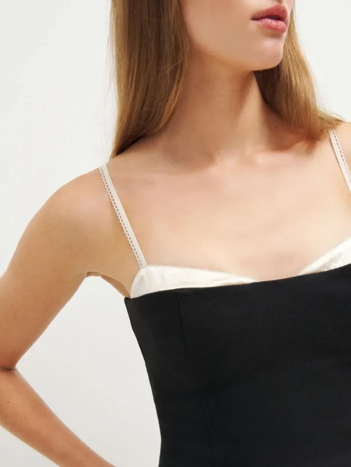 The Reformation Melanie Top Black 8211 Clothing