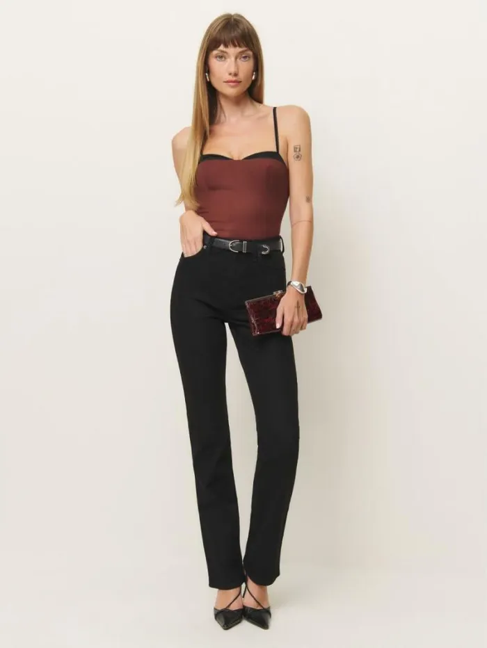 The Reformation Melanie Top Red 8211 Clothing