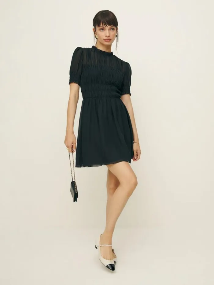 The Reformation Mimsy Dress Black 8211 Clothing