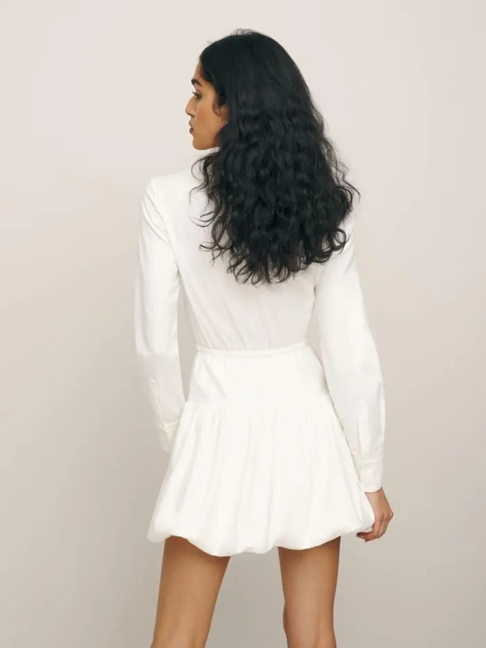 The Reformation Moira Dress White 8211 Clothing