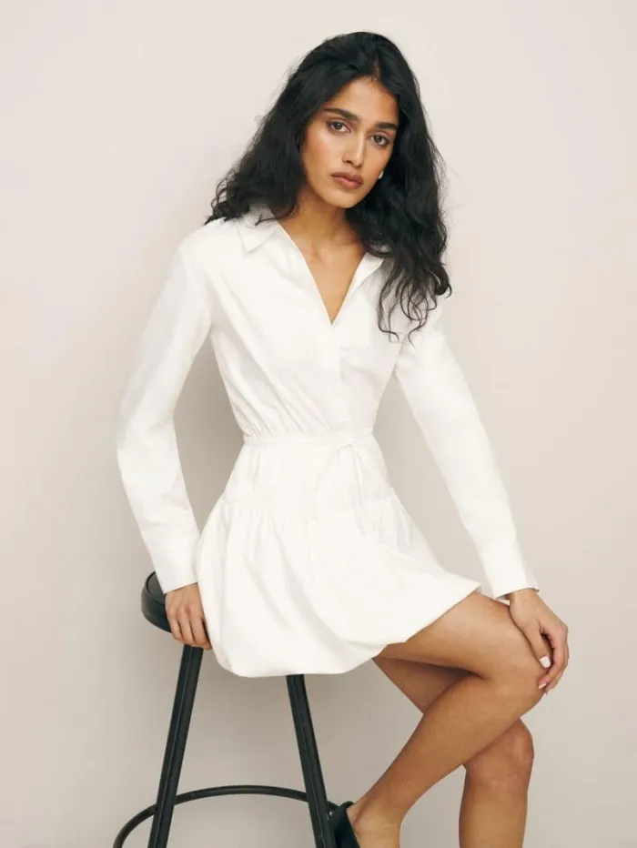 The Reformation Moira Dress White 8211 Clothing