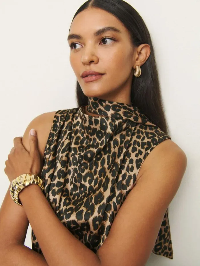 The Reformation Norella Top Leo 8211 Clothing