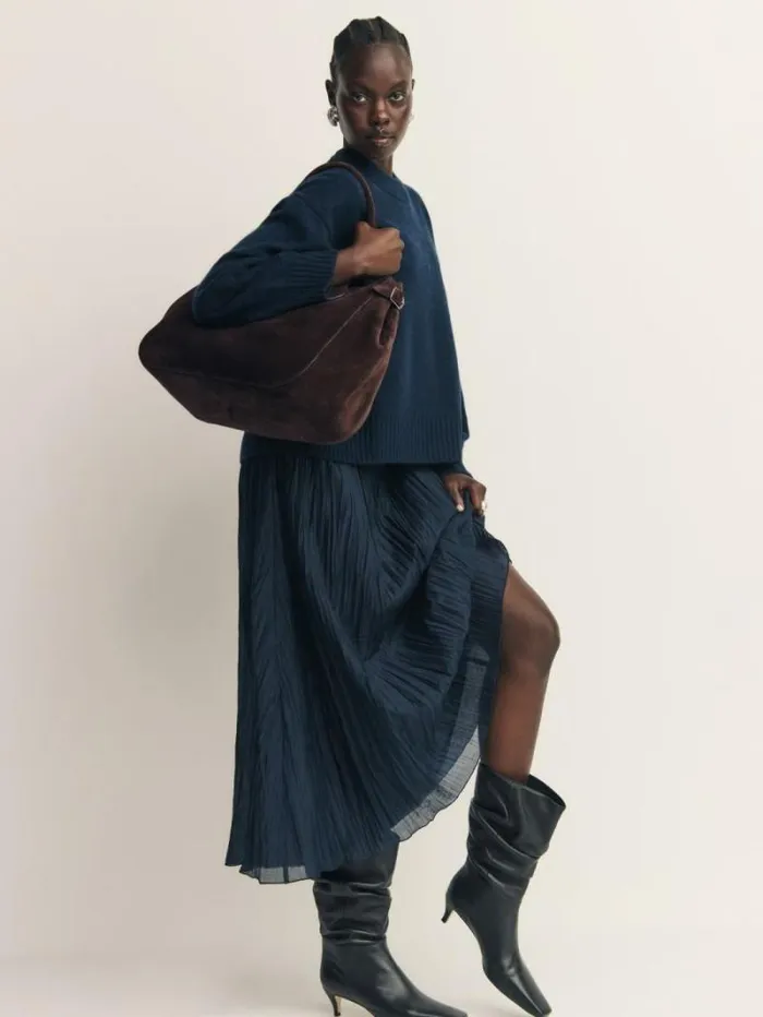 The Reformation Oversized Patrizia Bag Boss Suede 8211 Bags