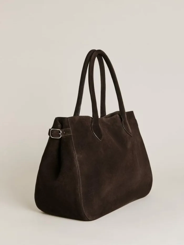 The Reformation Oversized Patrizia Bag Boss Suede 8211 Bags