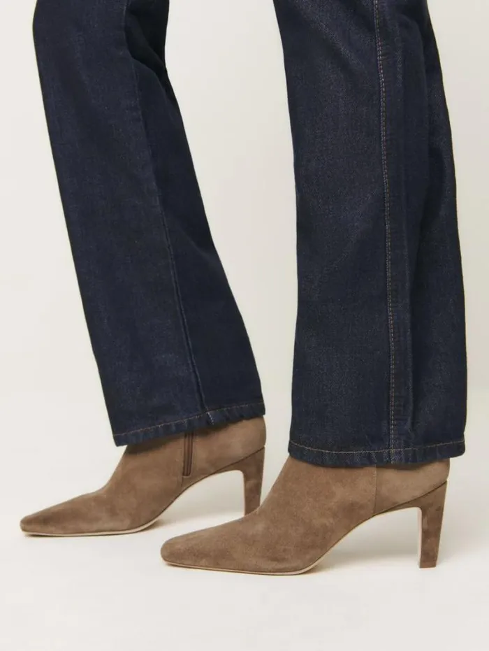 The Reformation Rae Ankle Boot Farro Suede 8211 Shoes