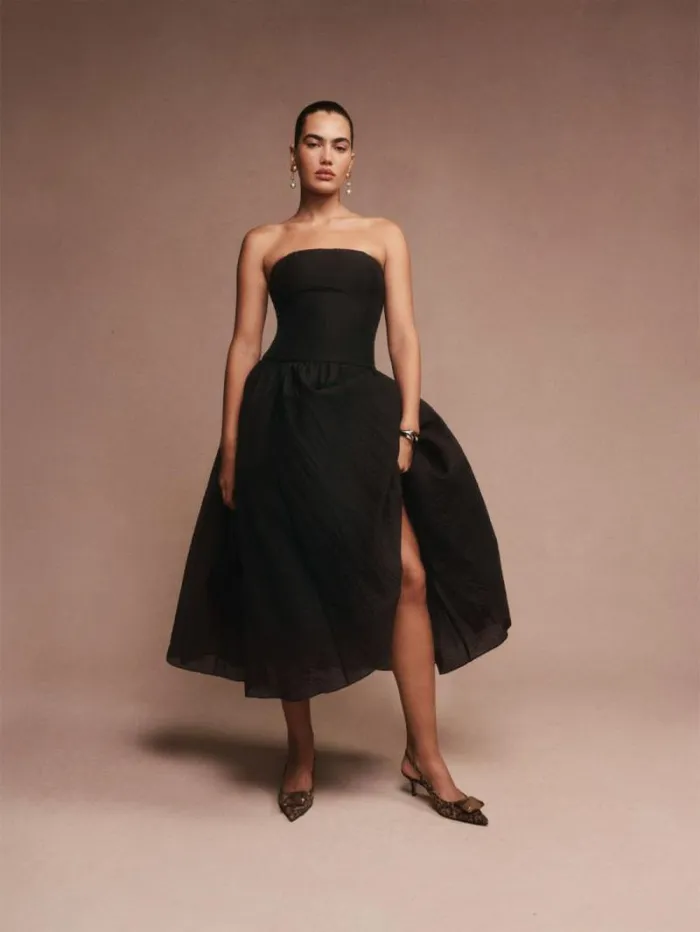 The Reformation Rosy Dress Black 8211 Weddings