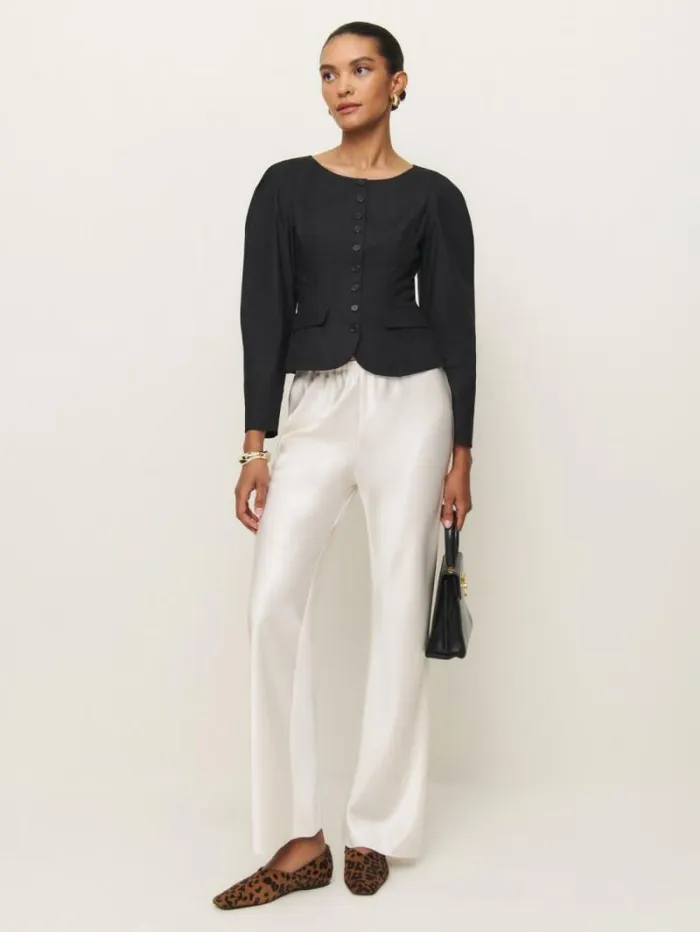 The Reformation Sarai Top Black 8211 Clothing