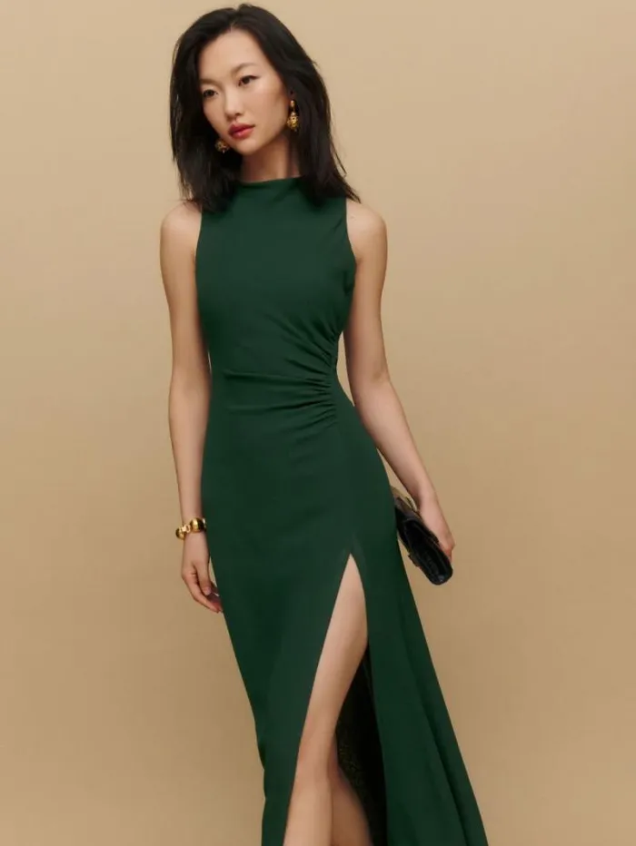 The Reformation Senna Dress Forest 8211 ClothingWeddings