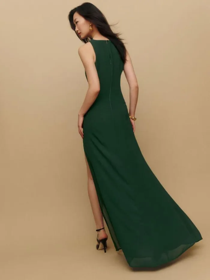 The Reformation Senna Dress Forest 8211 ClothingWeddings