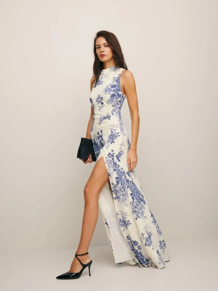 The Reformation Senna Dress Jasper 8211 ClothingWeddings