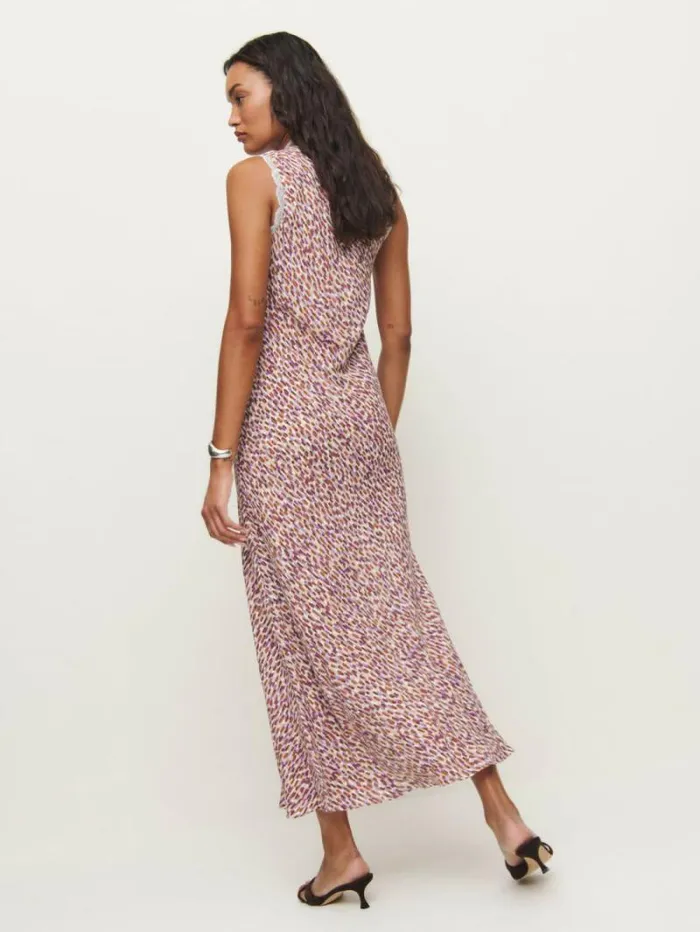 The Reformation Sharla Dress Nympheas 8211 Clothing