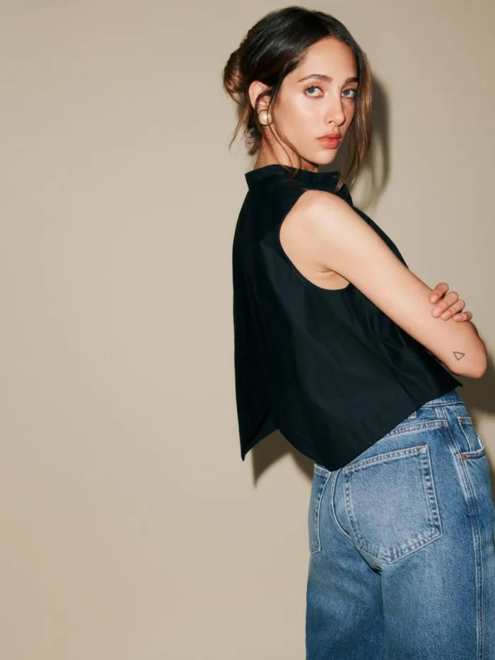The Reformation Stone Top Black 8211 Clothing