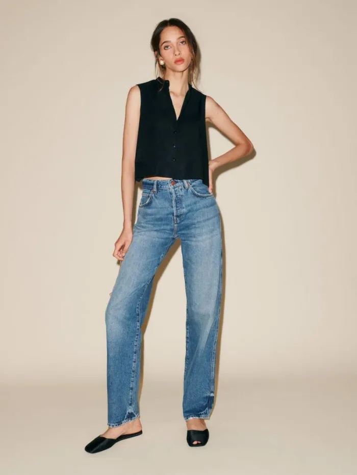 The Reformation Stone Top Black 8211 Clothing