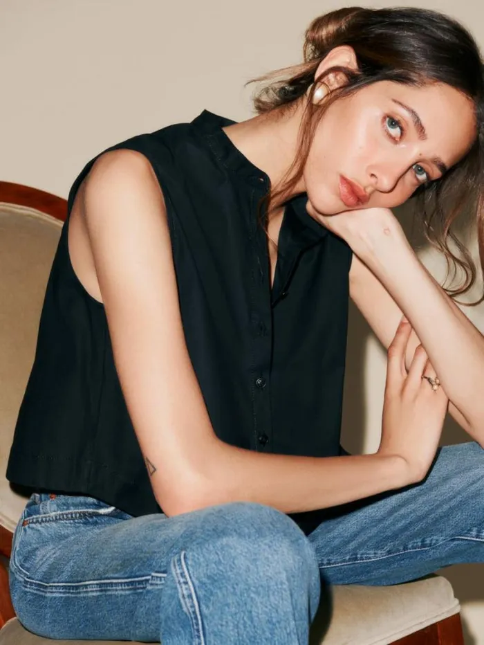 The Reformation Stone Top Black 8211 Clothing