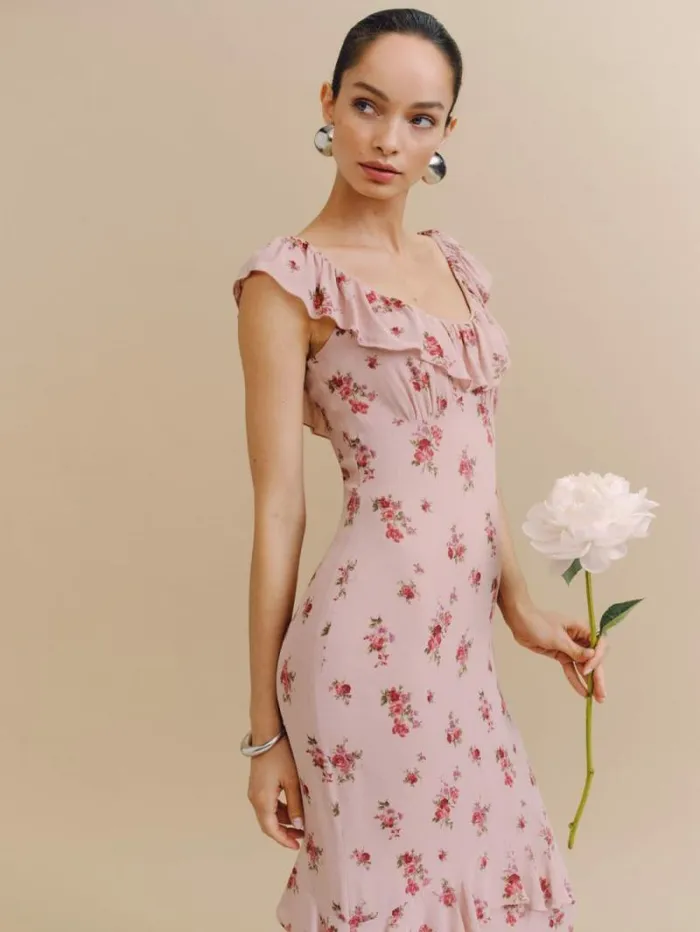 The Reformation Tripoli Dress Tea Time 8211 Weddings