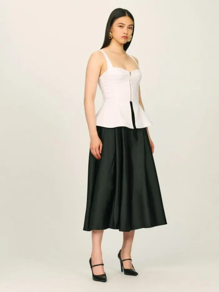The Reformation Truro Top White 8211 Clothing