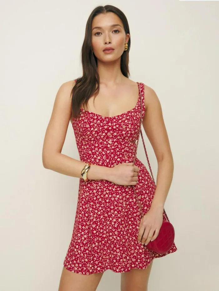 The Reformation Valencio Dress Last Tango 8211 Clothing