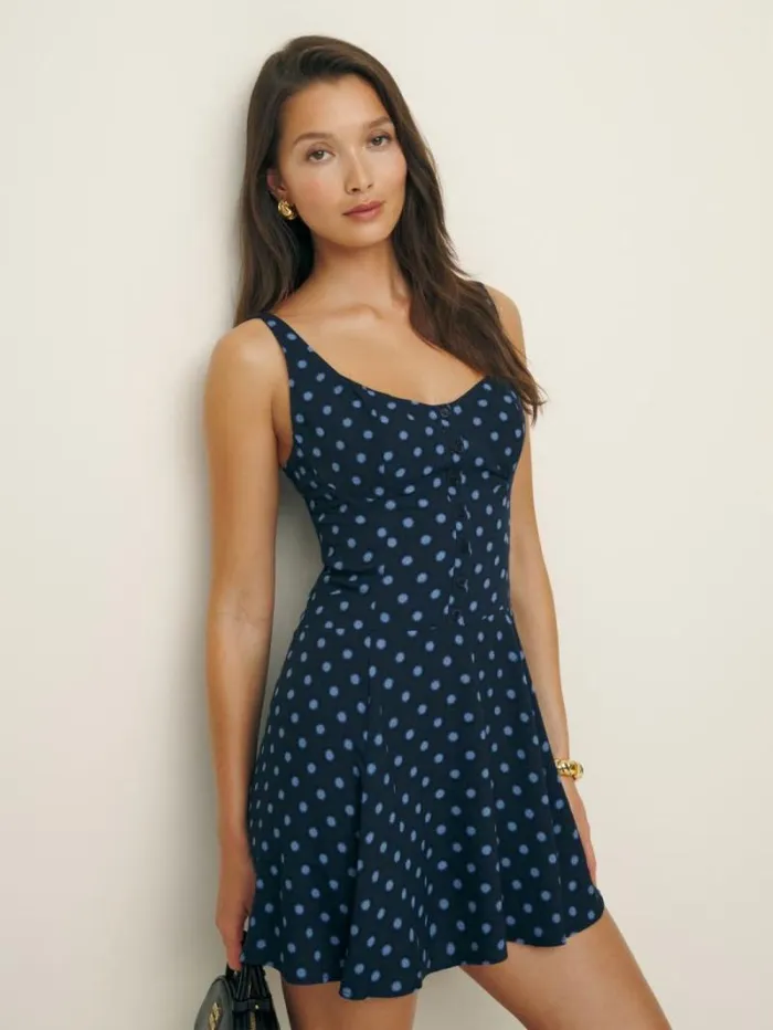 The Reformation Valencio Dress Palo 8211 Clothing