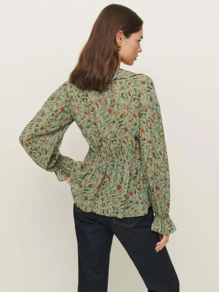 The Reformation Wyn Top Ponderosa 8211 Clothing