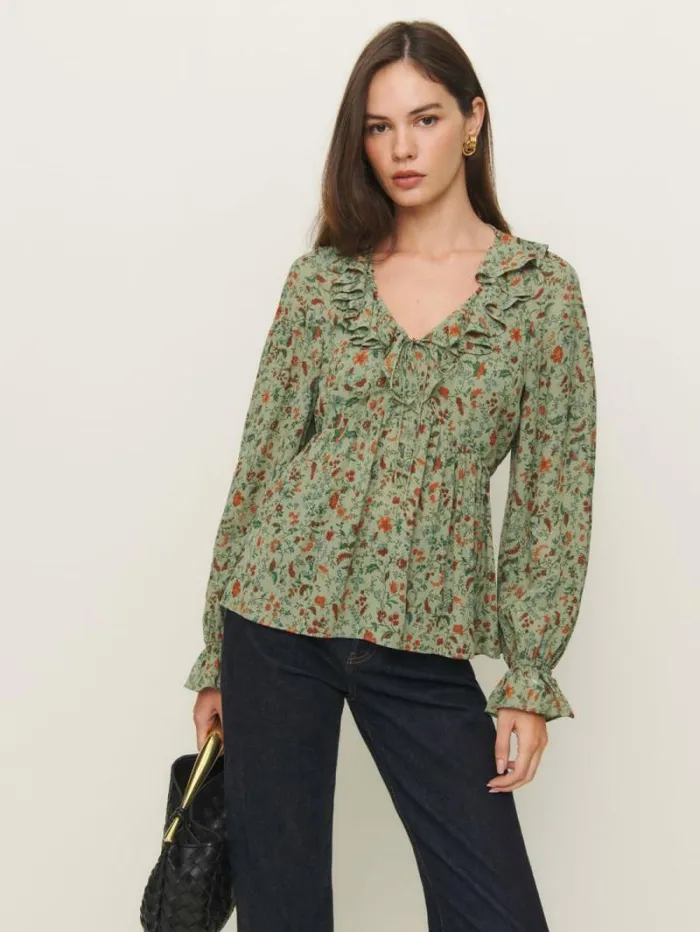The Reformation Wyn Top Ponderosa 8211 Clothing