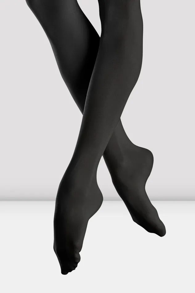 Tights Bloch Accessories Girls Endura Footed Tights Black
