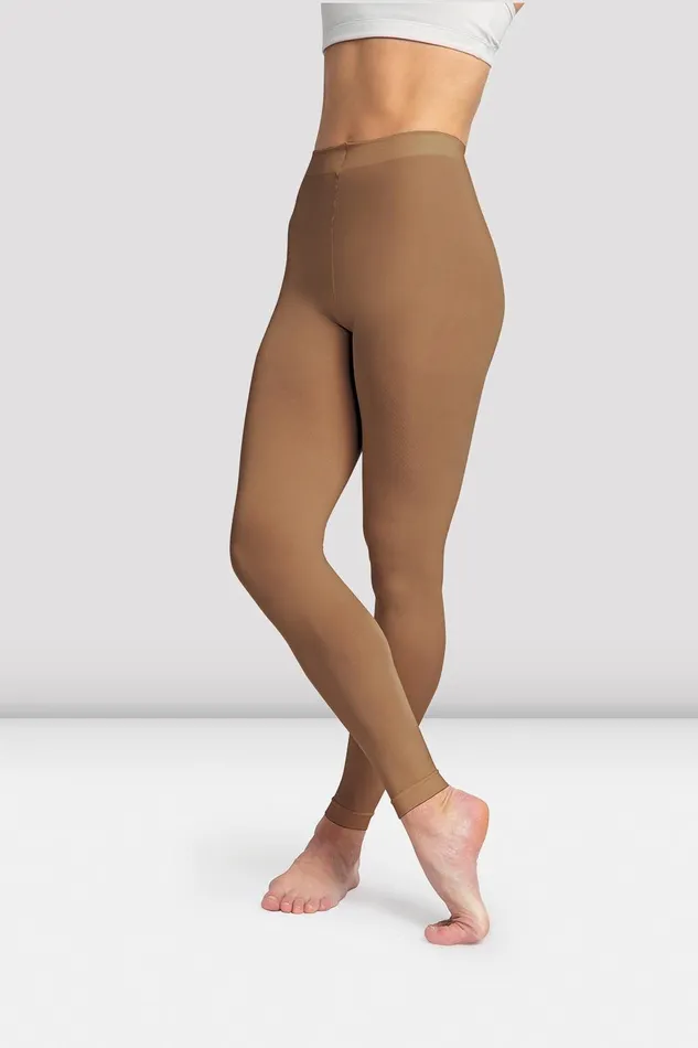 Tights Girls Contoursoft Footless Tights Tan 8211 Bloch Accessories