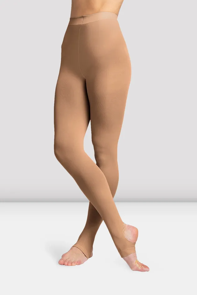 Tights Ladies Contoursoft Stirrup Tights Bloch Tan Bloch Accessories